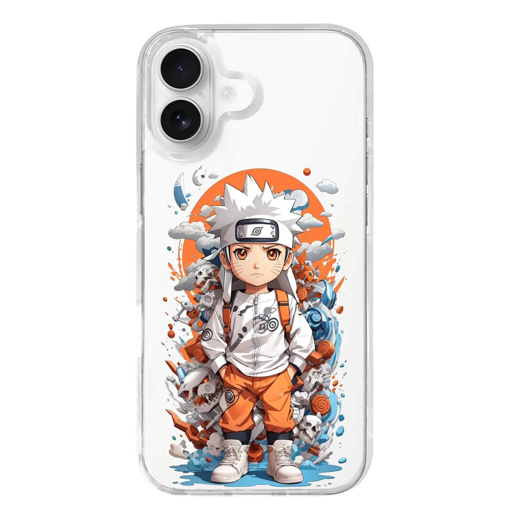 ナルト グッズ うずまき ナルト - iPhone 17シリーズ 透明スマホケース – 薄型・耐衝撃・精密フィット保護カバー